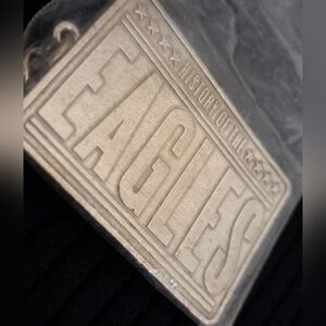 History Of The Eagles 2013 Silver Keychain Key Holder